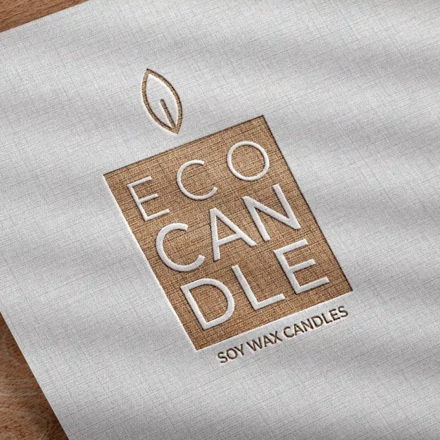 Avatar per progetto logo candele Eco Candle su carta - Francesca Ciao Graphic Designer freelance