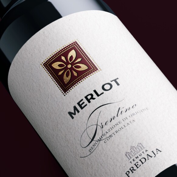 Etichette vino linea Trentino DOC di Tenuta Predaja - Francesca Ciao design